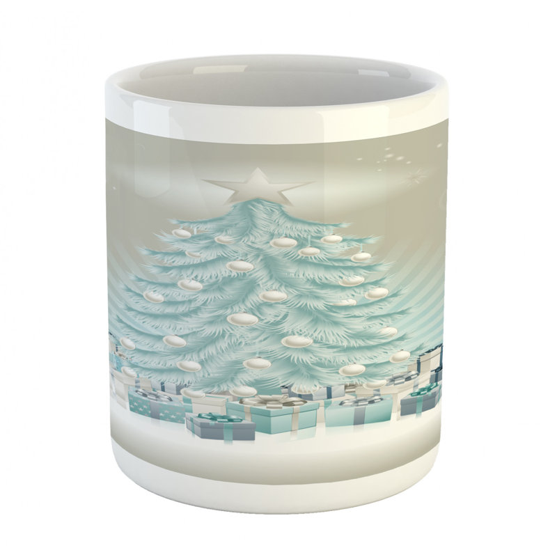 Grande tasse à café sapin