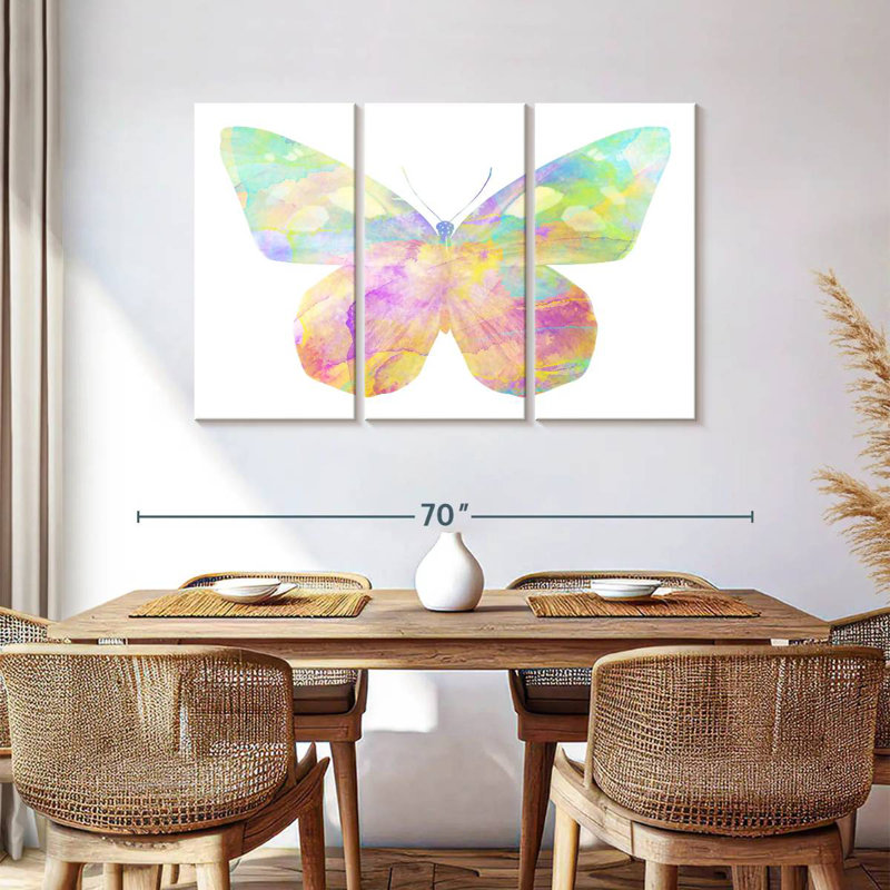 Brampt Rainbow Butterfly, 36" H x 57" W