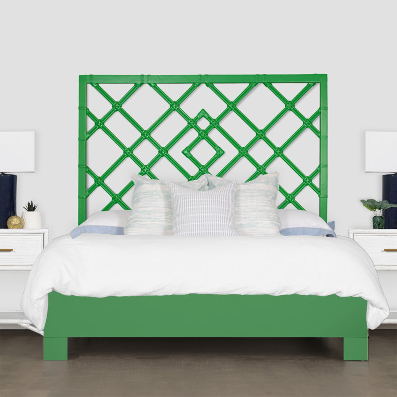 Darien Headboard, Bright Green, Twin