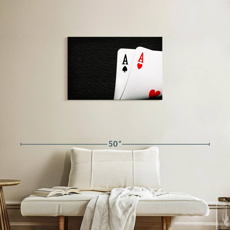  Jeu de cartes «Ace», H 20 po x l 30 po
