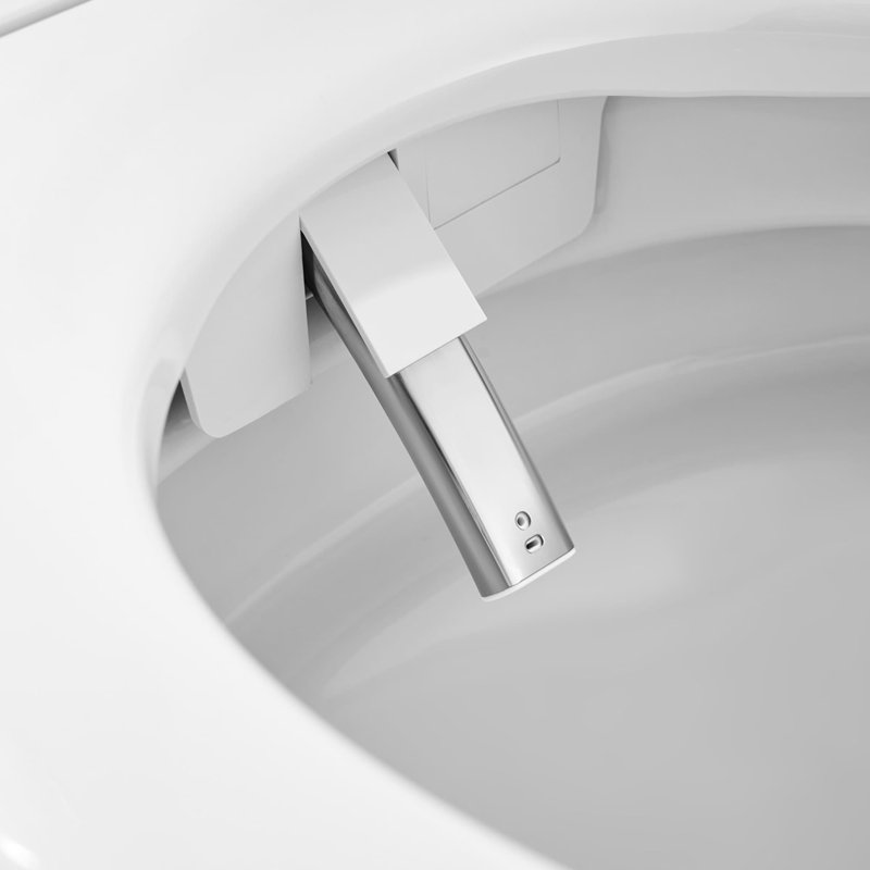 Smart Toilet With Warm Water Sprayer And Dryer Tankless Floor Mount Bidet Toilet LED Digital Display Toilets With Bidet Built In