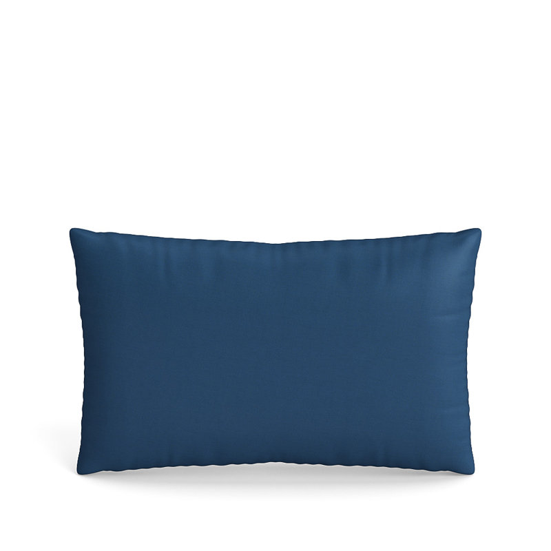 Duchess Pillow Cover & Insert, Rectangle 12"H x 18"W, Navy