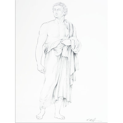 «Grecian Men 2» par Robert Robinson - peinture sur toile tendue