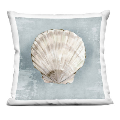 Whispers Of The Shore Decorative Printed Throw Pillow design by Eli Jones