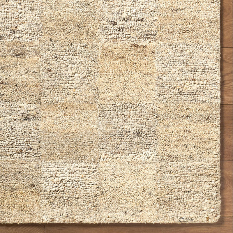 Bratcher Handmade Area Rug, Runner 3' x 10', Tan