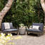 Chaise de terrasse avec coussins Louise-986561436