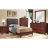 Charming Bed With Cherry Finish