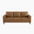 Mitka 77" W Faux Leather Sofa -829493045