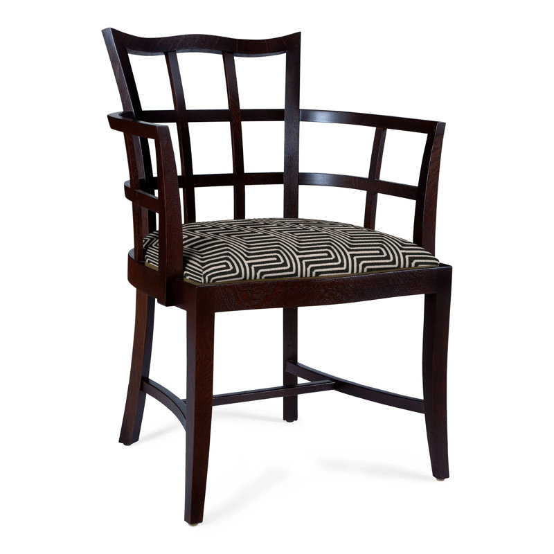 Surrey Hills Upholstered Arm Chair, Perigold Key Figure Onyx