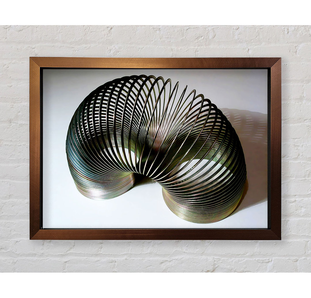 Slinky Gerahmter Druck Wandkunst