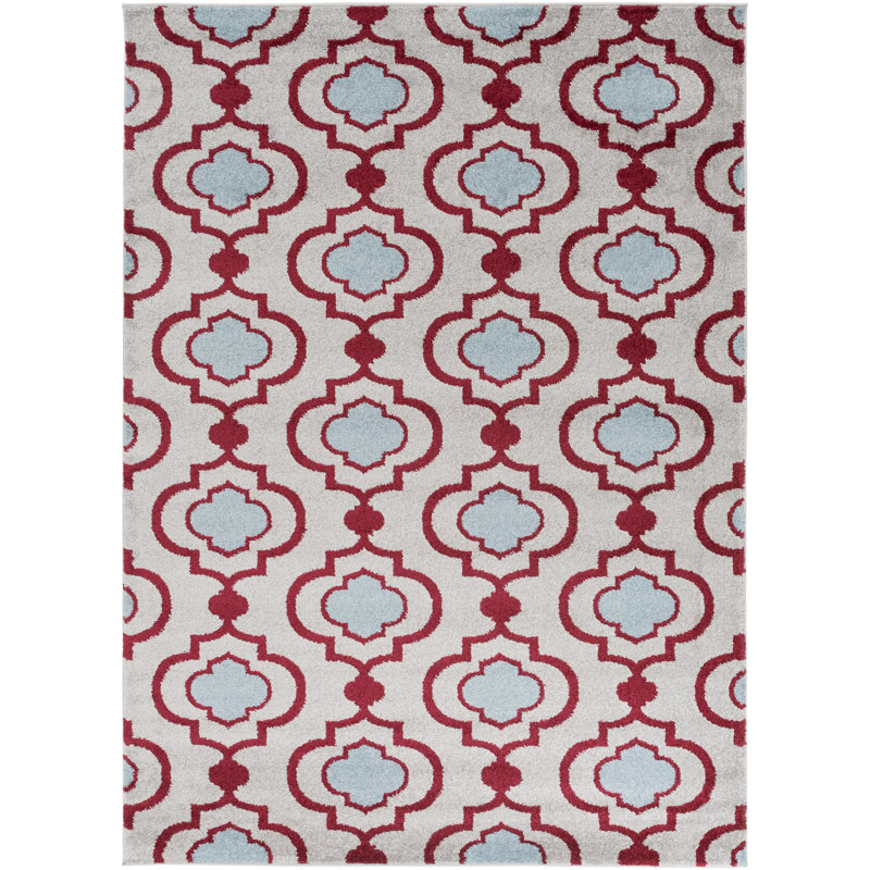 Tapis décoratif à motifs géométriques karbach, Rectangle 9 pi 3 po x 12 pi 6 po