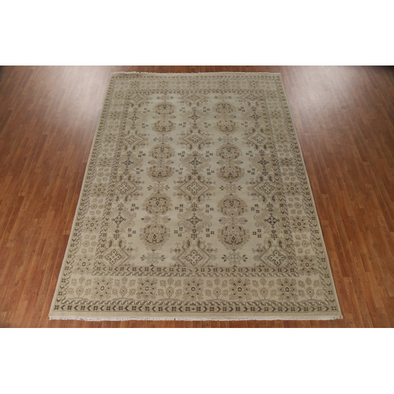 Tapis oriental fait à la main Oushak 9 x 12