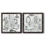 «Opulent Bath I», ensemble de 2 peintures sur toile encadrées-2079942365-2079942357