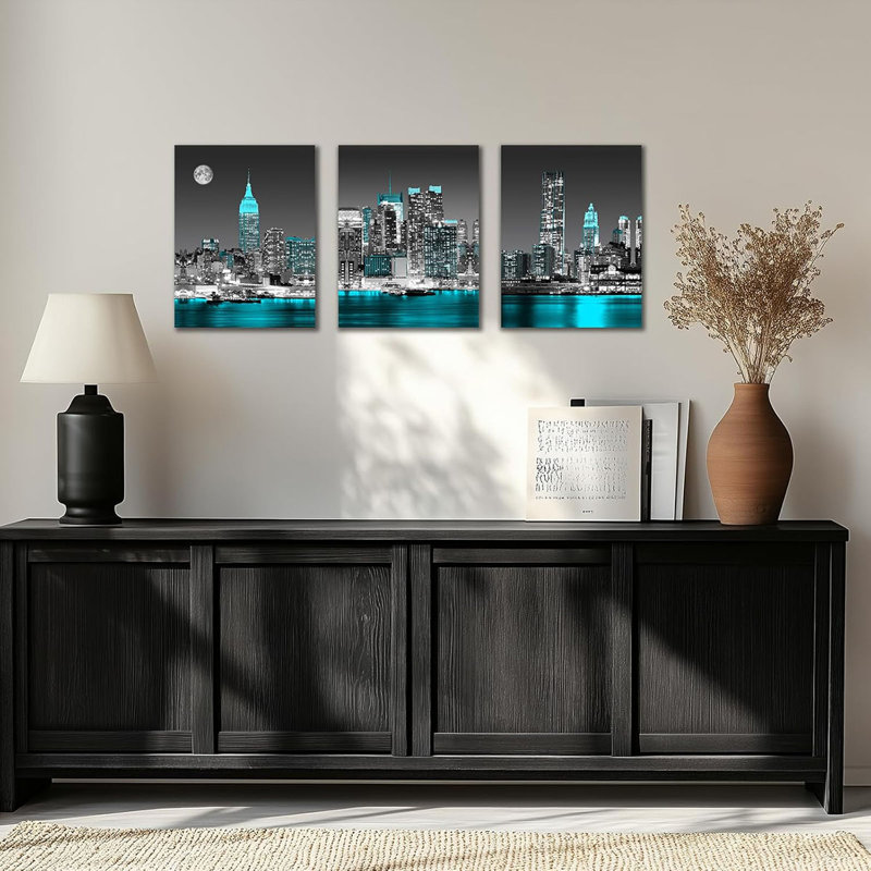 3 Piece Wrapped Canvas Print