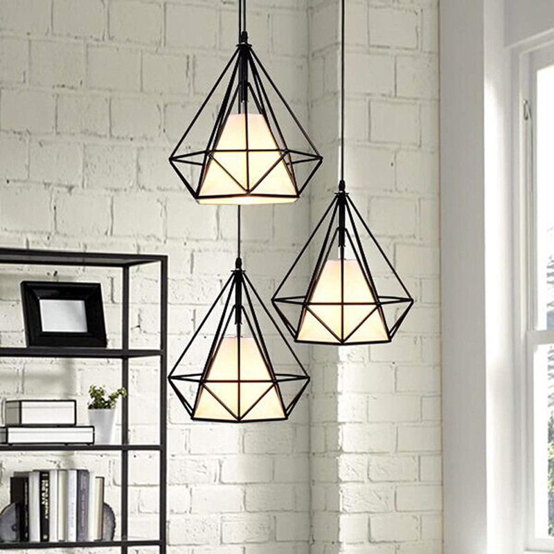 Luminaire suspendu 3 lumières DEL