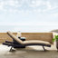 Chaise longue inclinable avec coussin Genieve-570326205
