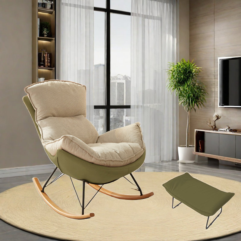 Chaise berçante haut de gamme, Vert
