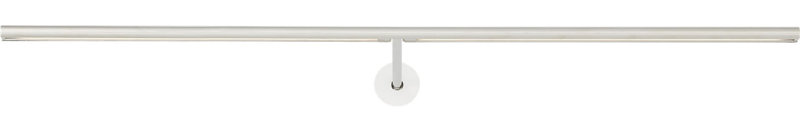 Plural Dome Picture Light, Polished Nickel, 0.5" H x 30" W x 8.9" D, 20.8
