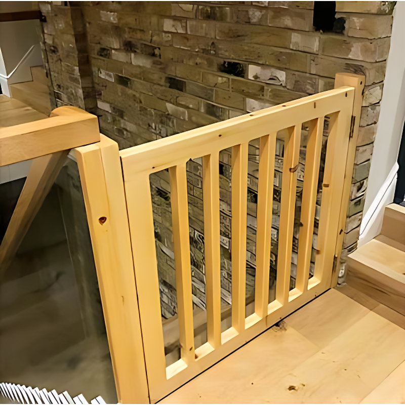 Wood Free Standing Pet Gate