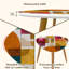 Ensemble de 2 tables basses gigognes Triangle