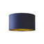Aguie Linen Blend Drum Lamp Shade ( Slip-On ) in Blue-342359553