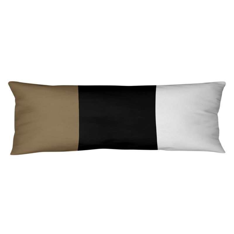 Polyester Medium Pillow, Gold/Black Middle, Adairsville