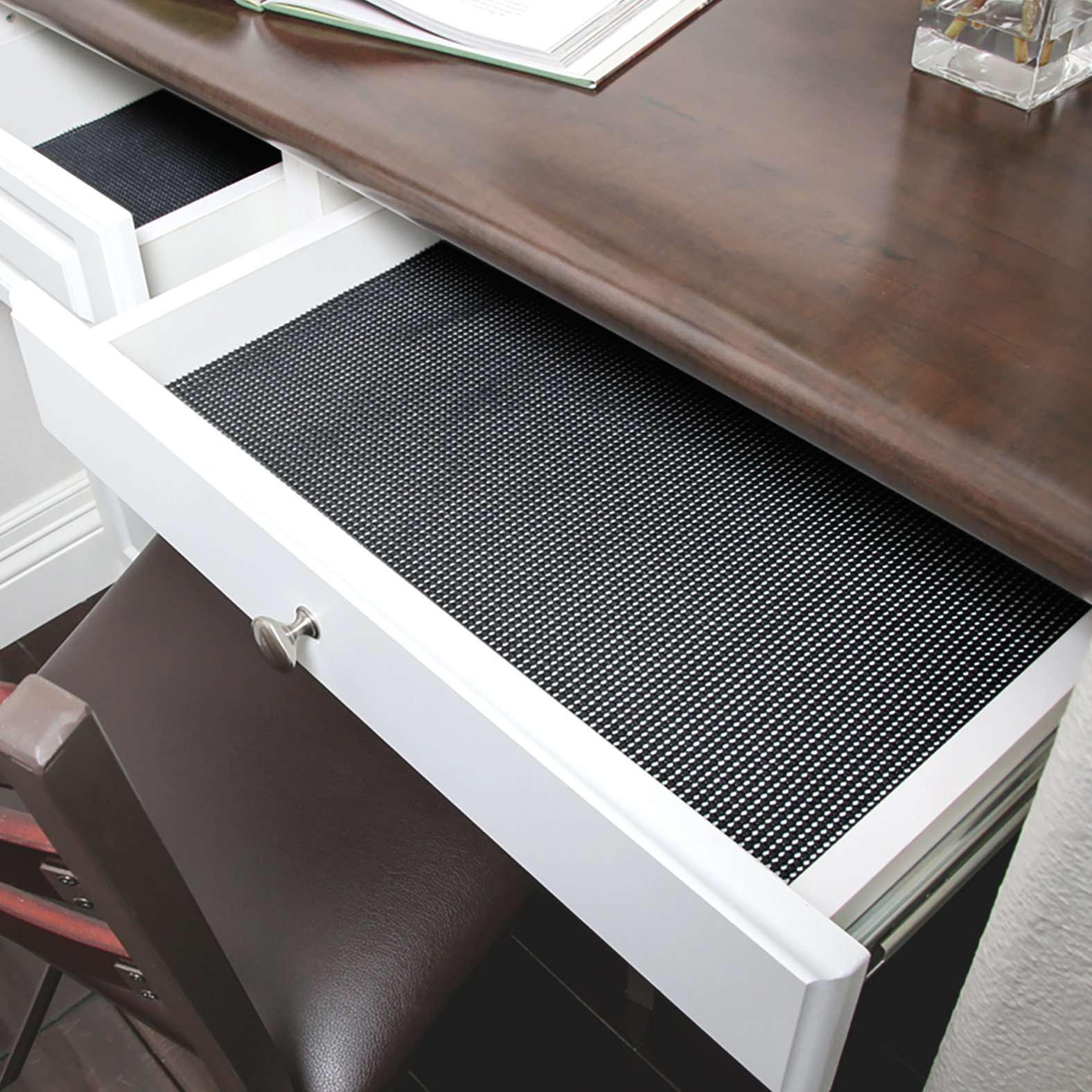 https://assets.wfcdn.com/im/83554150/compr-r85/2360/236079469/smart-design-shelf-liner-classic-grip-12-inch-x-10-feet-drawer-cabinet-non-adhesive-protection-home-kitchen-black.jpg