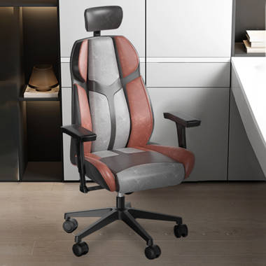 Inbox Zero Avenell Adjustable Reclining Ergonomic Faux Leather