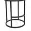 Ensemble de 2 tabourets de bar à hauteur de comptoir, tabourets de bar moderne avec dossier, tabourets de bar rembourrés en tissu de lin pour îlot de cuisine-749319264