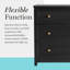 Armoire à 2 portes et à 3 tiroirs Martha Stewart Bedford avec quincaillerie de qualité supérieure-132950594
