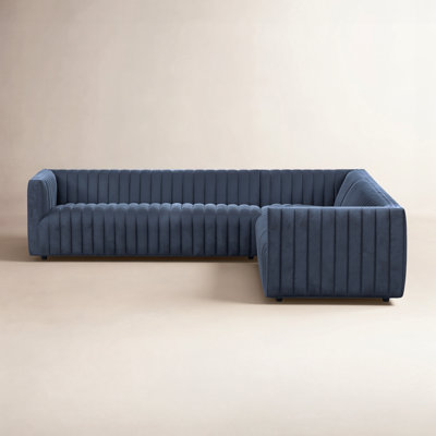 Brandt Upholstered L-Shaped Sectional Symmetrical