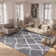 Zettie Berber Shag Performance Geometric Rug