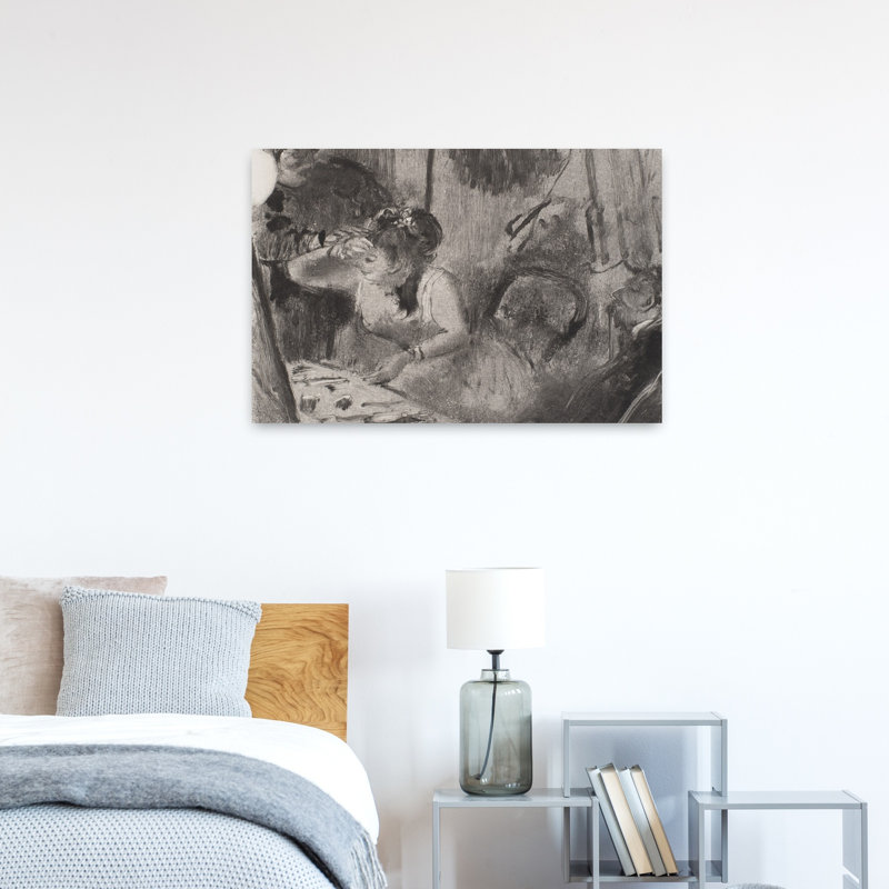 Intimité, vers 1877-1880. Estampe d'art mural abstrait contemporain., H 24 po x l 36 po