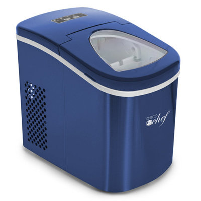 Deco Chef Compact Electric Top Load 26 lb. Daily Production Portable Clear Ice Maker