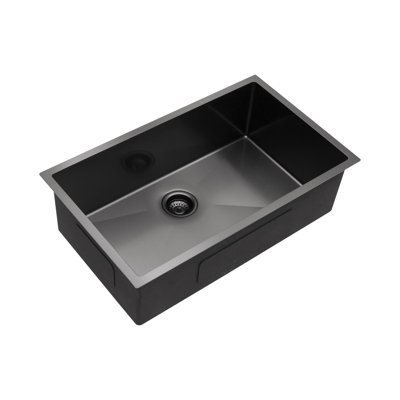 33X19X10"Undermount Single Bowl Stainless Steel Kitchen Sink