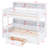 Jermarion Kids Twin Bunk Bed with Drawers-1401629570