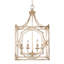 Luminaire suspendu de style lanterne à 4 lumières Averley