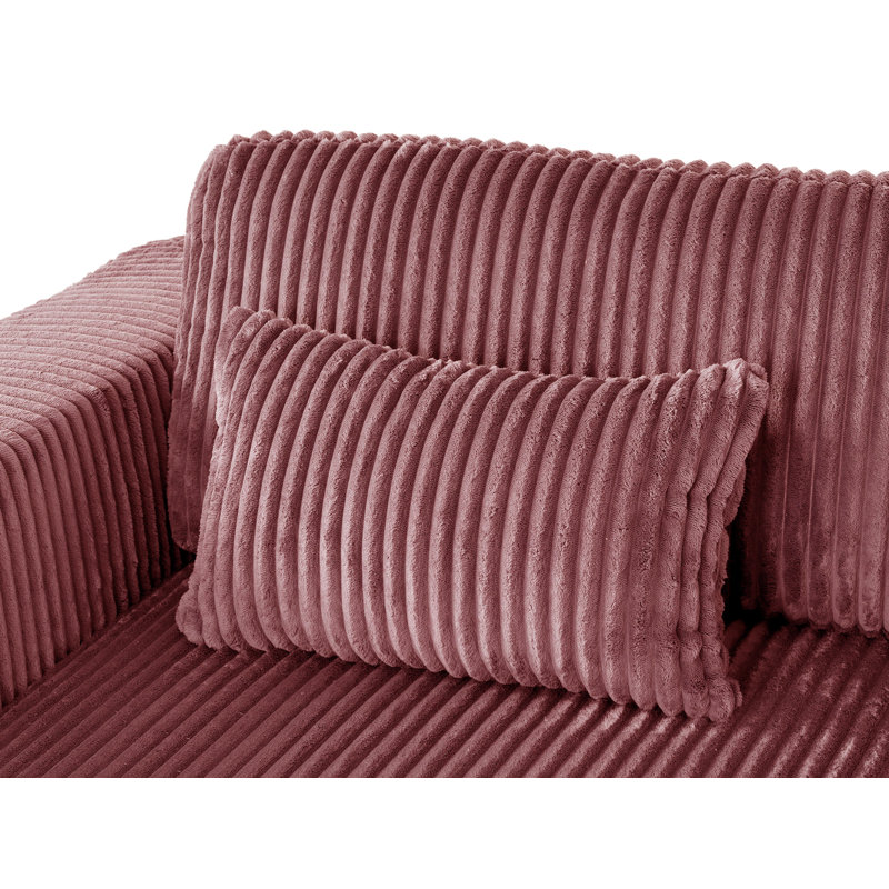 Flâneuse rembourrée, Rouge