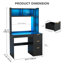 Computer Desk with Built-In Electrical Outlet-1800560542