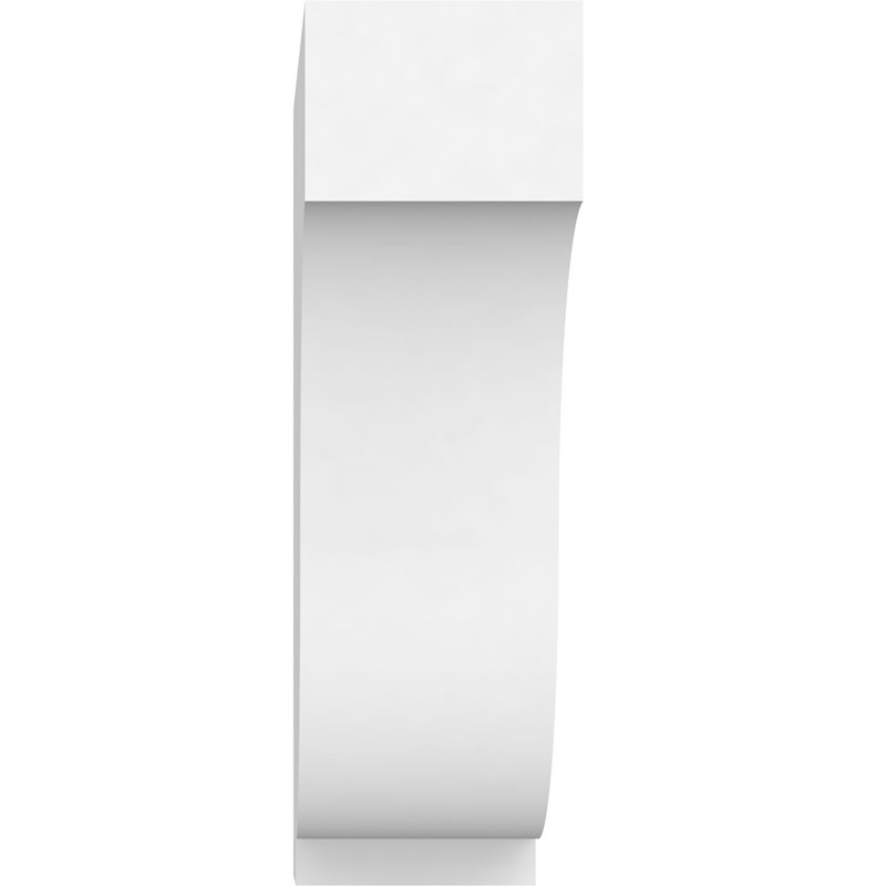 Support standard en PVC de qualité architecturale Van Buren, H 5 po x l 1,5 po x p 5 po