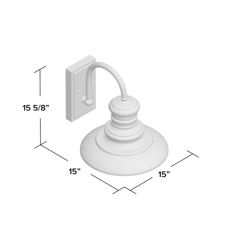 Grande lanterne à DEL Redding Station de Génération Lighting , Bronze de restauration, H 15,62 po x l 15 po