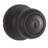 Premiere Essentials 2.2'' Diameter Keyed (Entry) Matte Black Round Knob
