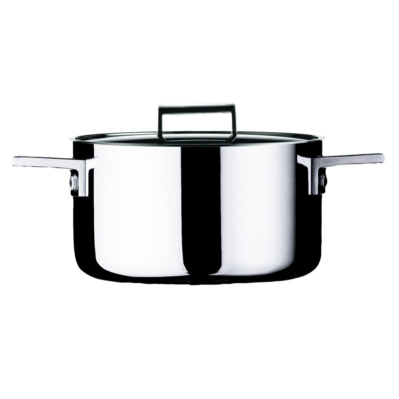 Mepra Stainless Steel Round Dutch Oven, 24cm, 5 L