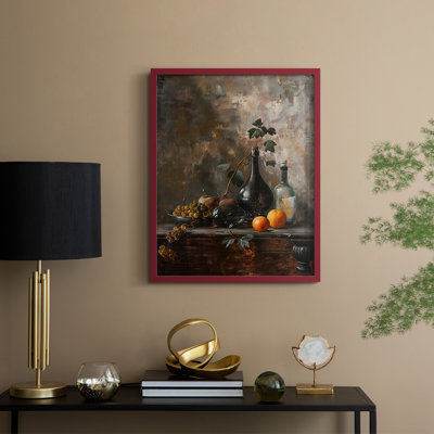 FLORAL Series DCCXV Framed Print - Solid Wood