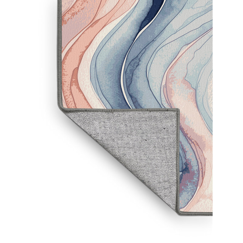Ethereal Drift Rug, Round 6'