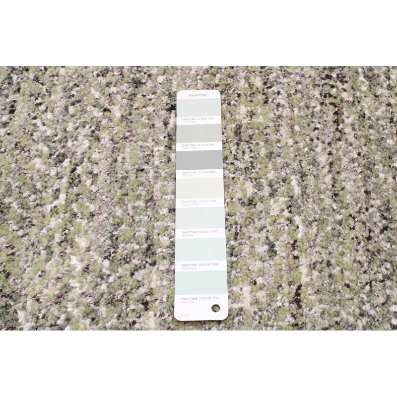 Tapis vert clair Silk Shadow 7 pi 11 po x 10 pi 5 po