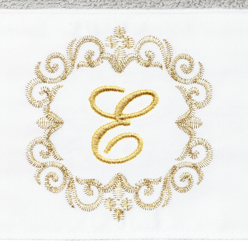 Winston Porter 100% Turkish Cotton MONICA 2PC Embellished Hand Towel Set, E