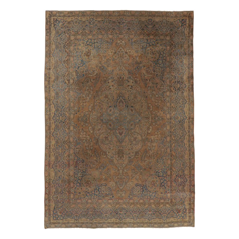Antique One-of-a-Kind 10'6X14'7 Hand Knotted Area Rug