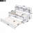 Wooden Captain Daybed Bed with Built-in Bookshelves-490314532-490314530