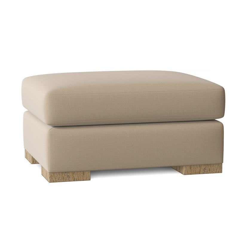Repose-pieds Branam, Noir, Toile de jute Marlow